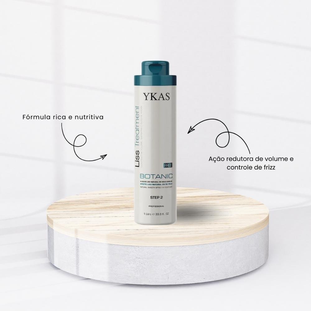 Ykas Liss Treatment Botanic Step 2 Efeito Liso 1L 1L 2