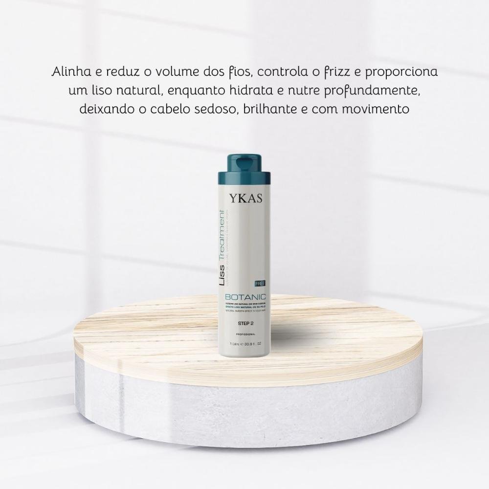 Ykas Liss Treatment Botanic Step 2 Efeito Liso 1L 1L 5