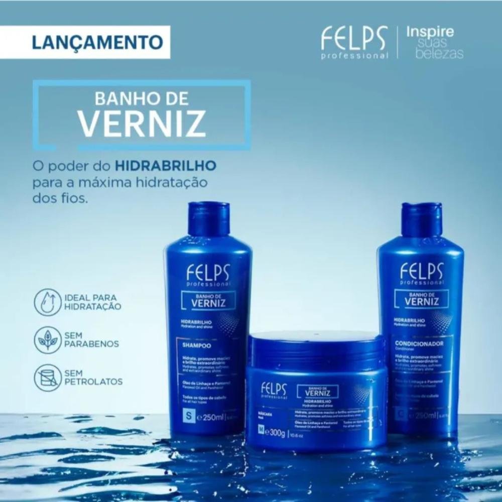 Felps Professional Banho de Verniz Condicionador 250ml 250ml 5