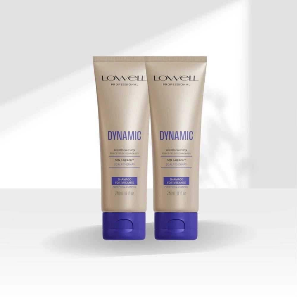 Kit Lowell Dynamic 2 Shampoo Fortificante 240 ml ÚNICO 8