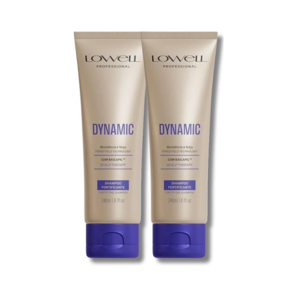 Kit Lowell Dynamic 2 Shampoo Fortificante 240 ml ÚNICO 9