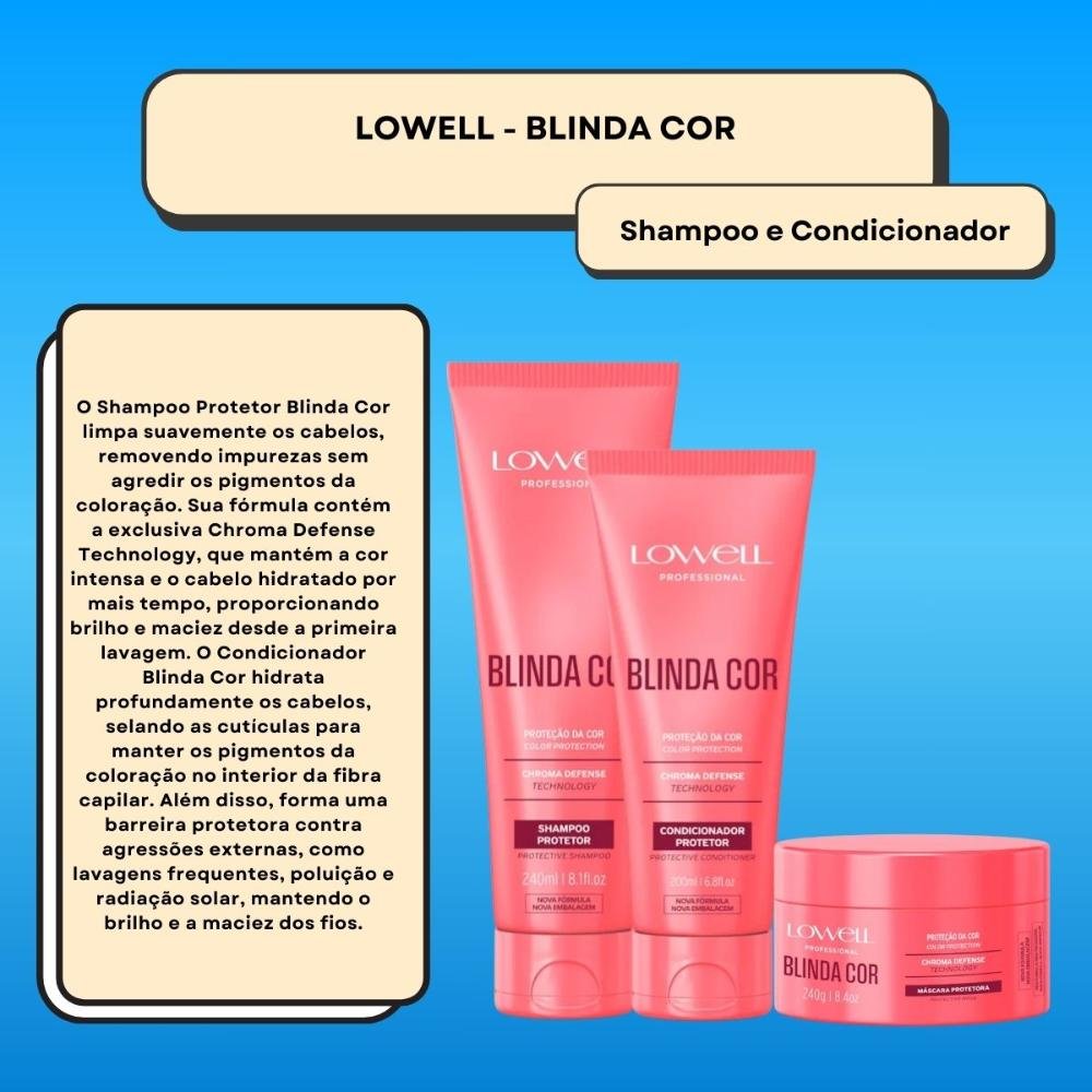 Kit Lowell Blinda Cor Protetor (3 Produtos) ÚNICO 2