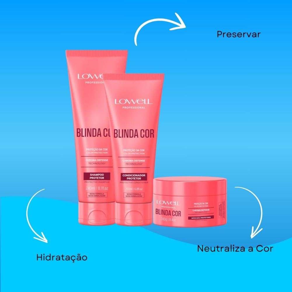 Kit Lowell Blinda Cor Protetor (3 Produtos) ÚNICO 4