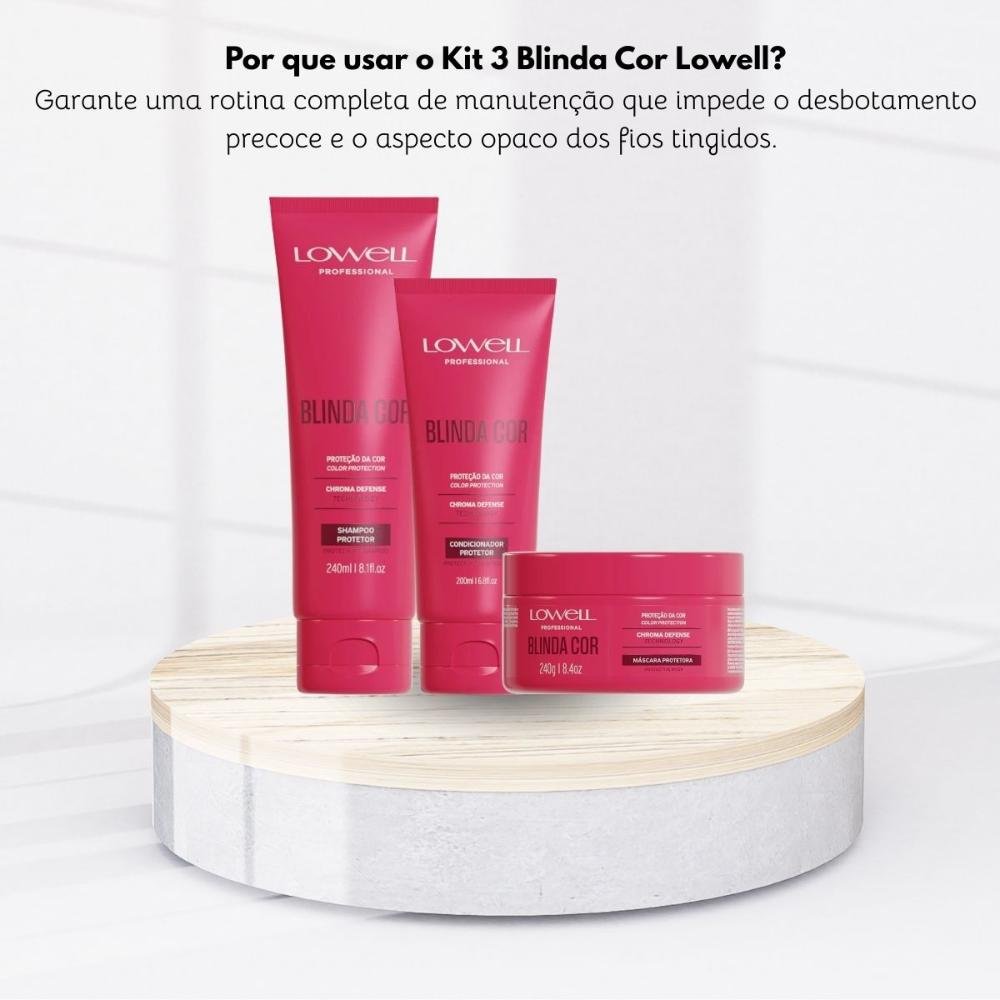 Kit Lowell Blinda Cor Protetor (3 Produtos) ÚNICO 6