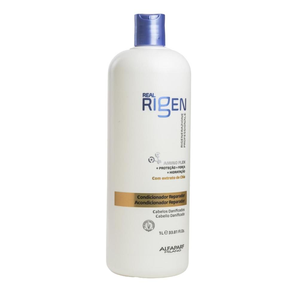 Condicionador Alfaparf Real Rigen Amino Plex Reparador 1 Litro 1L 2