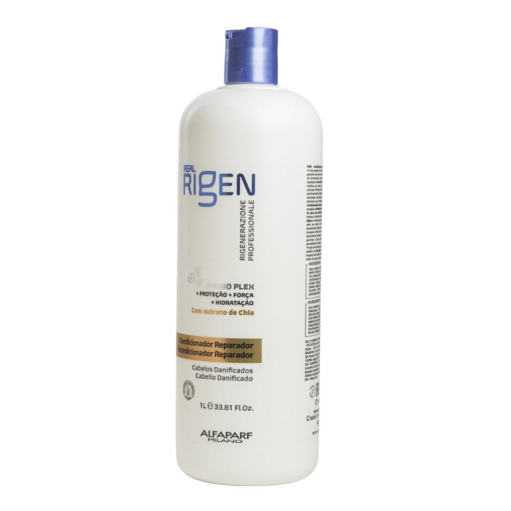 Condicionador Alfaparf Real Rigen Amino Plex Reparador 1 Litro 1L 4