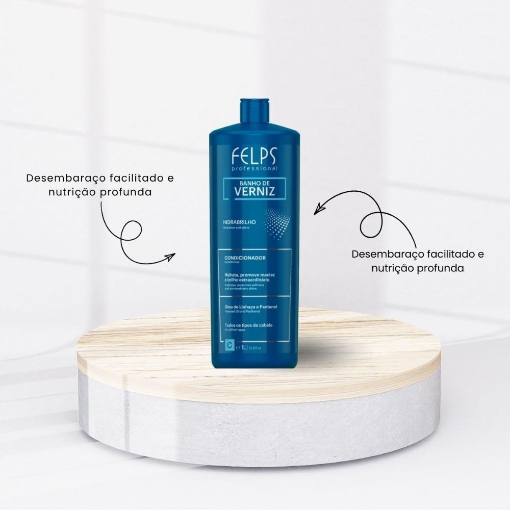 Felps Professional Banho de Verniz Condicionador 1L 1L 2