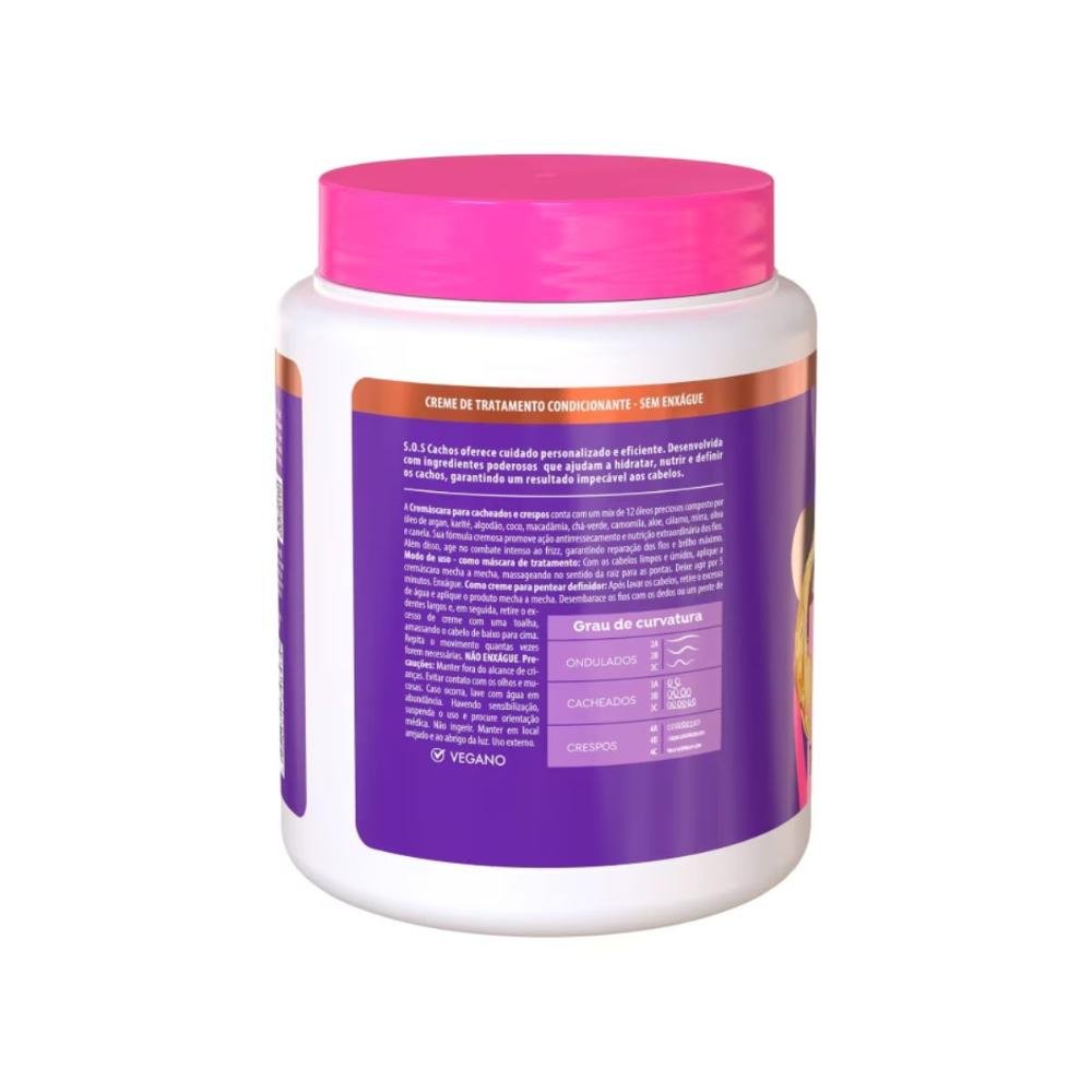 Salon Line S.O.S Cachos Super Óleos Creme de Pentear para Cabelo Cacheado e Máscara 1 Kg 1kg 3