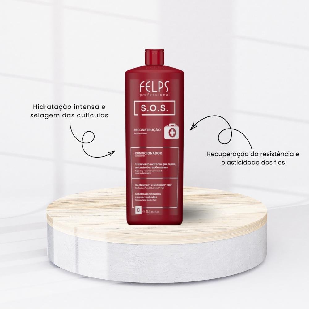 Felps Professional S.O.S Recosntrução Condicionador 1L 1L 2