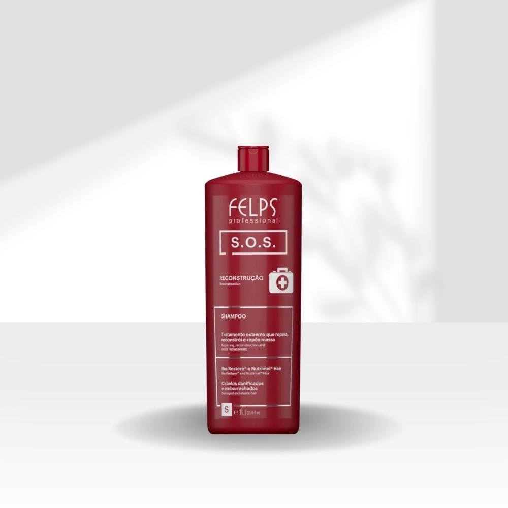 Felps Professional S.O.S Recosntrução Shampoo 1L 1L 3