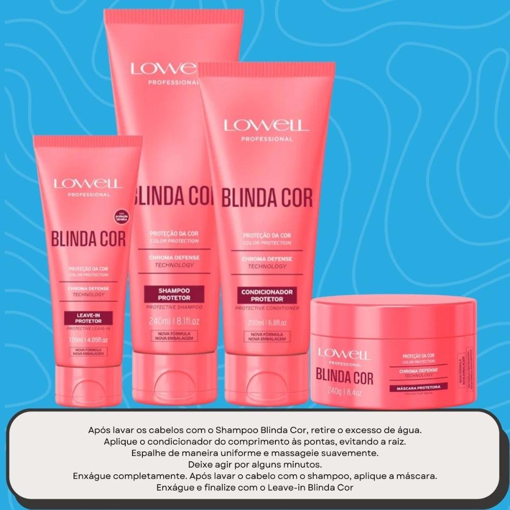 Kit Lowell Blinda Cor Protetor (4 Produtos) ÚNICO 5