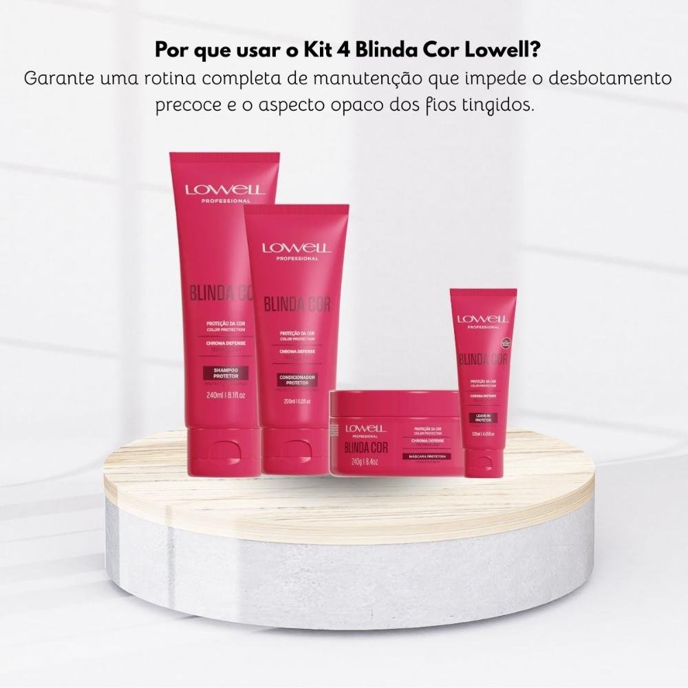 Kit Lowell Blinda Cor Protetor (4 Produtos) ÚNICO 7