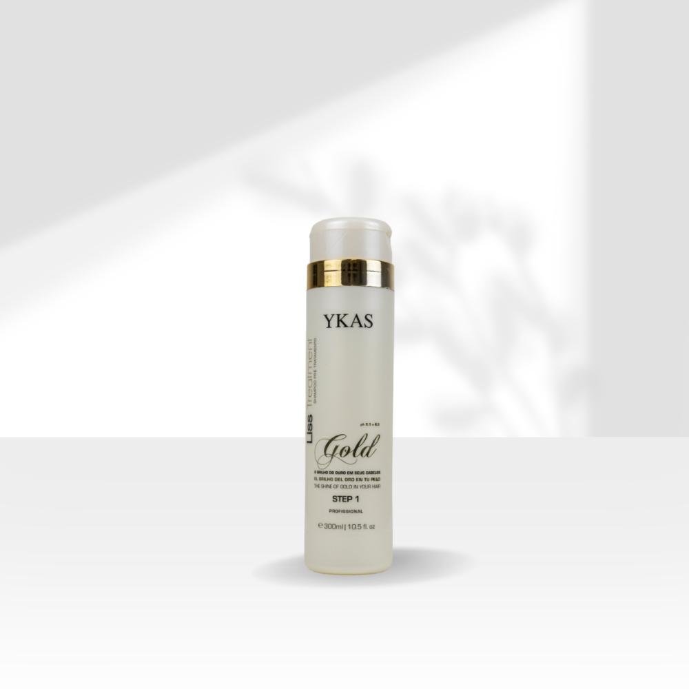 Ykas Profissional Liss Treatment Gold Step 1 300ml 300ml 3