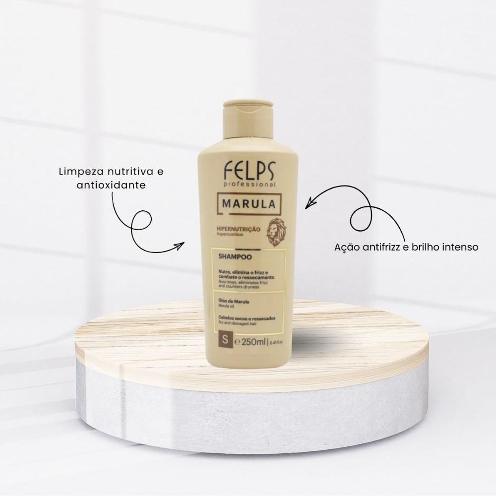 Felps Professional Marula Hipernutrição Shampoo 250ml 250ml 2
