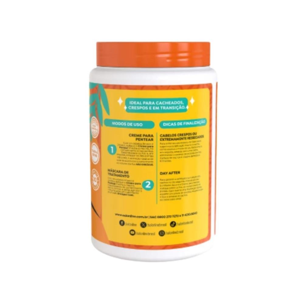 Salon Line Manteiga Ativador de Cahos Creme 1kg 1kg 2