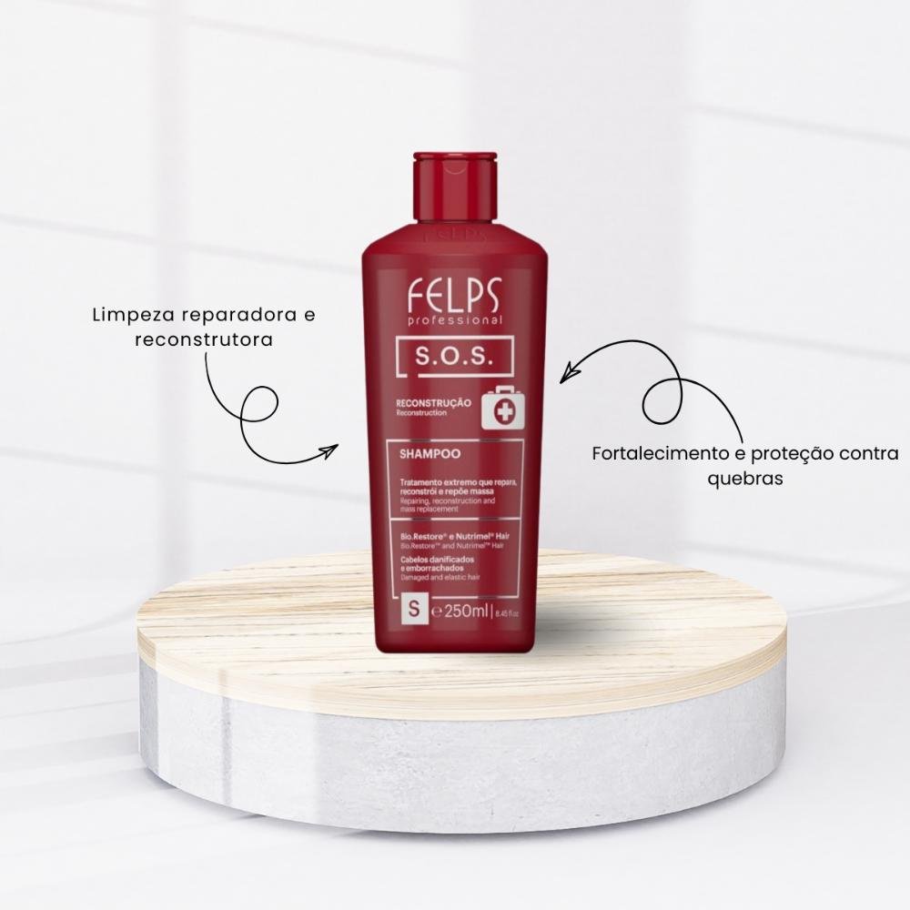 Felps Professional S.O.S Recosntrução Shampoo 250ml 250ml 2