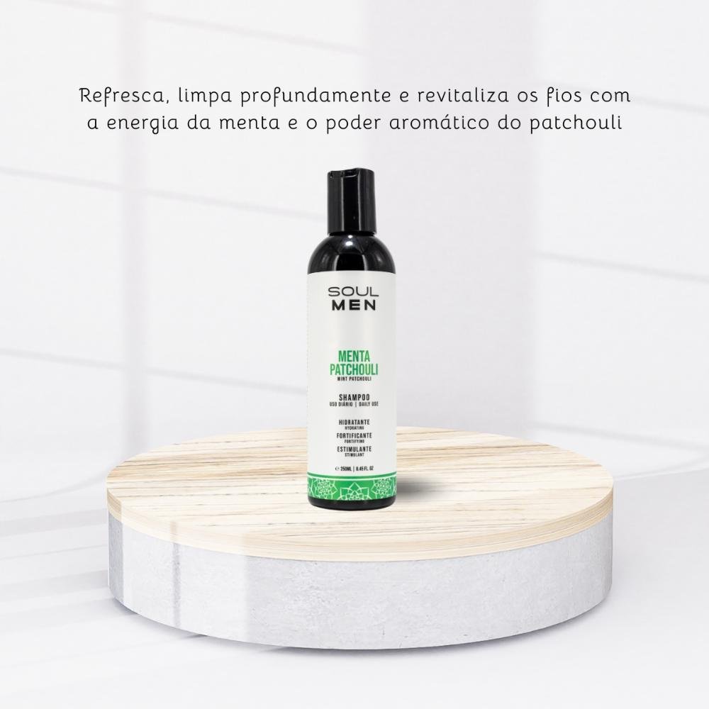 Shampoo Soul Men Menta Menta Patchouli Uso Diário 250 ml 250ml 5