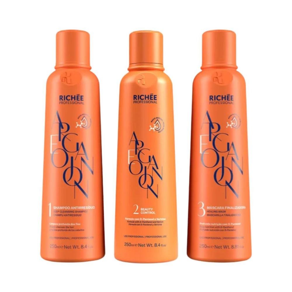 Richée Professional Argan e Ojon Kit (3 Produtos) ÚNICO 2