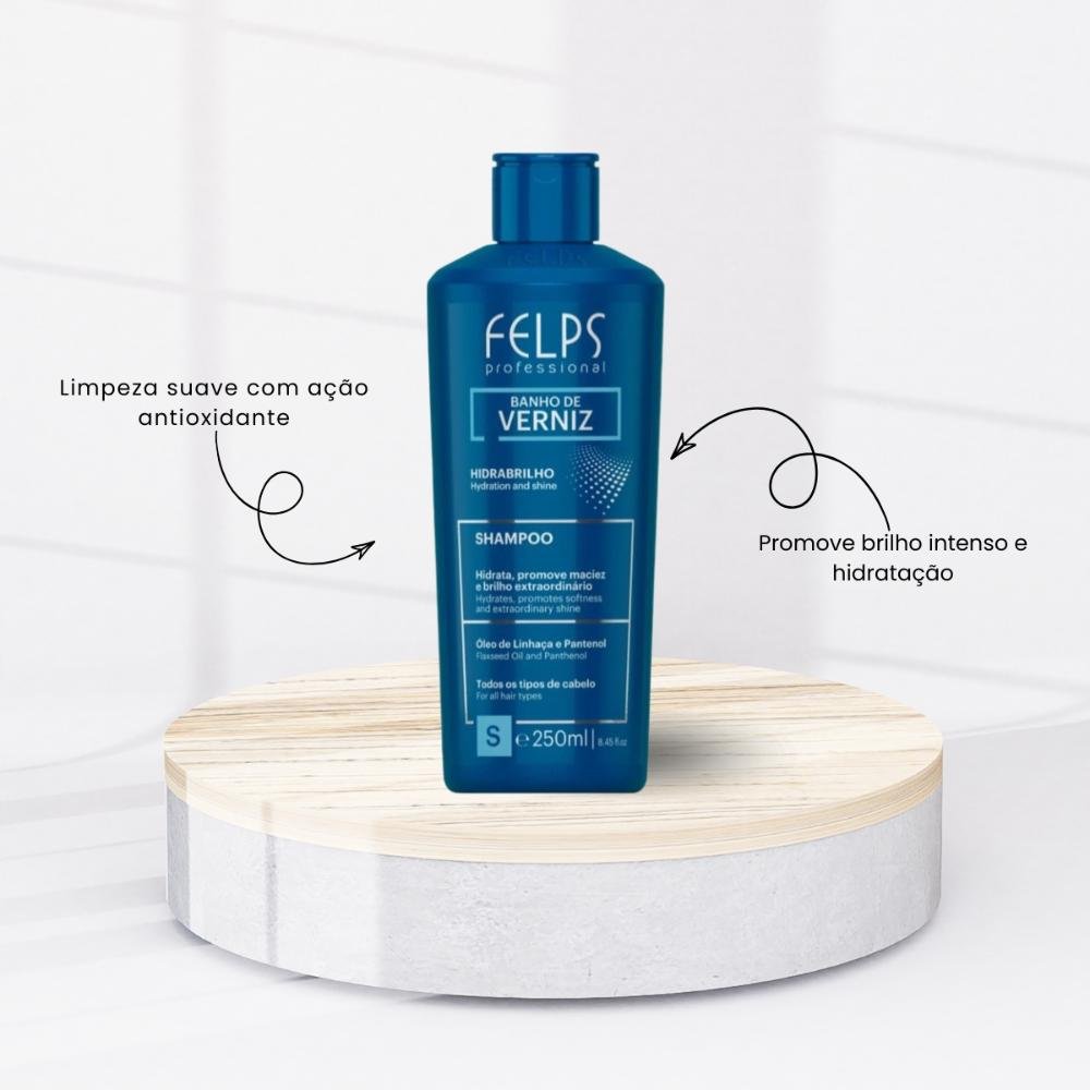 Felps Professional Banho de Verniz Shampoo 250ml 250ml 3