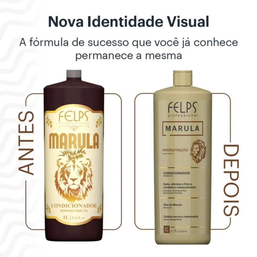 Condicionador Felps Marula Hipernutrição 1 Litro 1L 5