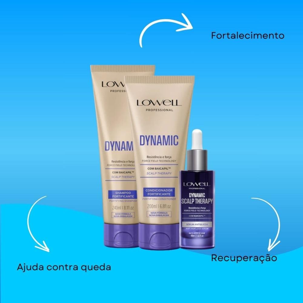 Lowell Dynamic Kit Fortificante (3 Produtos) ÚNICO 4