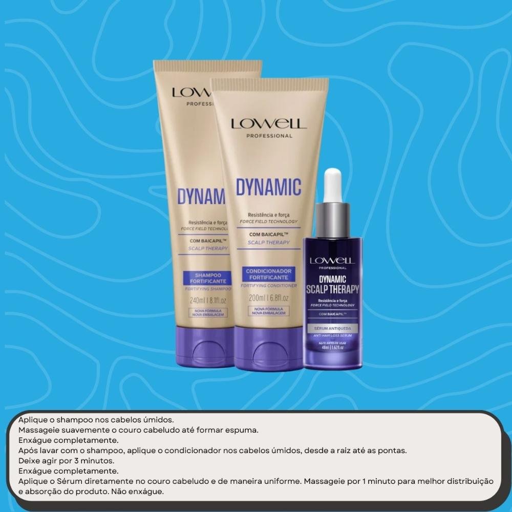 Lowell Dynamic Kit Fortificante (3 Produtos) ÚNICO 5