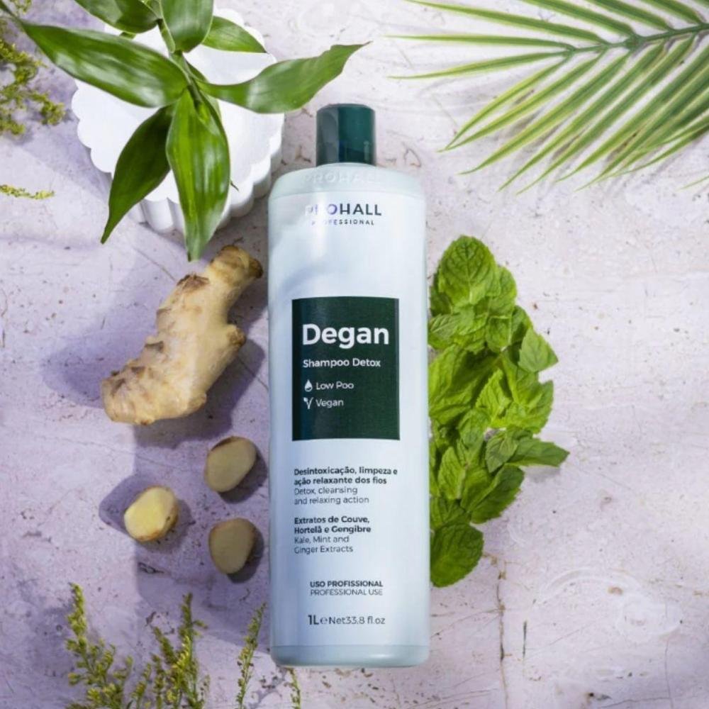 Prohall Professional Degan Detox Vegano Shampoo 1L 1L 2