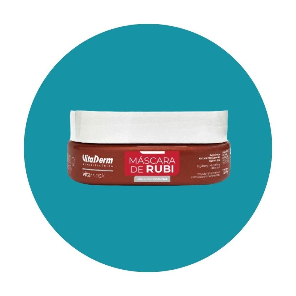 Vita Derm Hipoalergênica VitaMask Rubi Máscara 120g 120g 3
