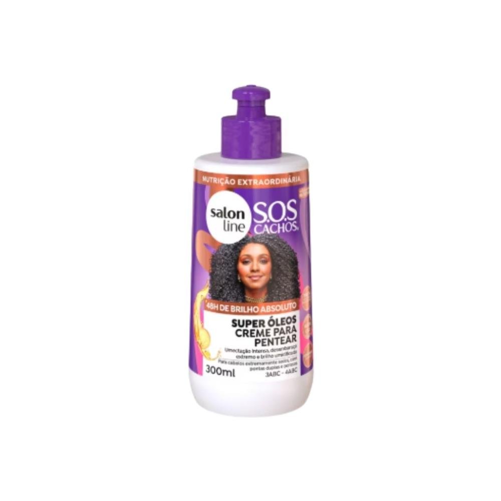 Salon Line S.O.S Cachos Super Óleos Creme 300ml 300ml 2