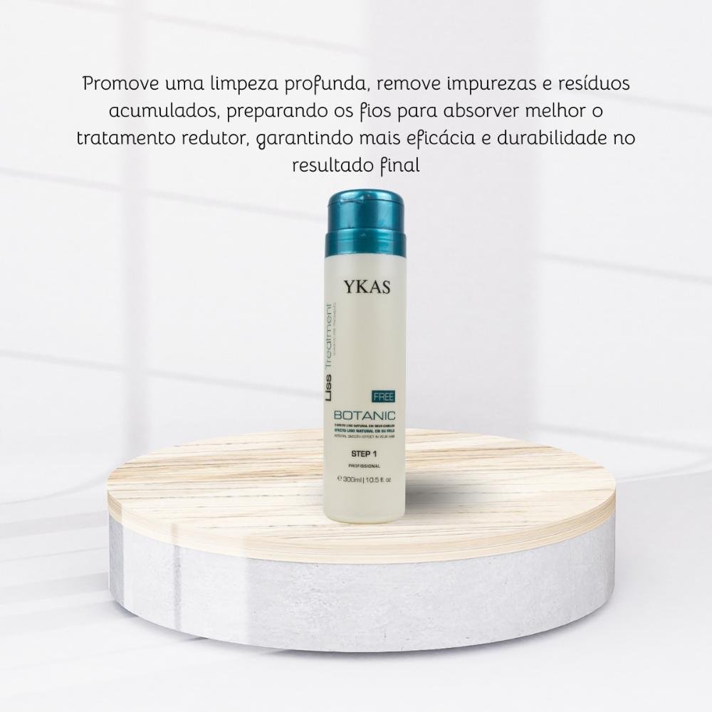 Ykas Free Botanic Liss Treatment Step 1 Efeito Liso 300ml 300ml 5