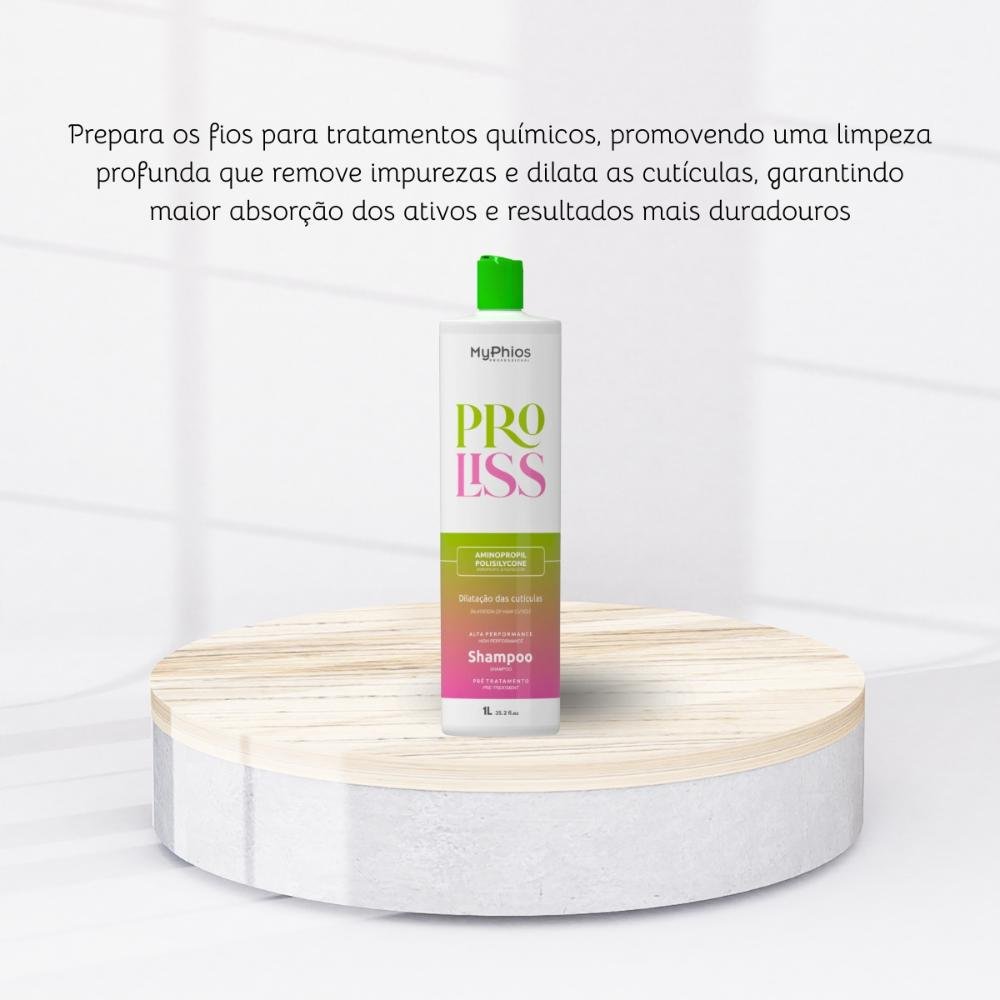 MyPhios Professional ProLiss Pré Tratamento Shampoo 1L 1L 4