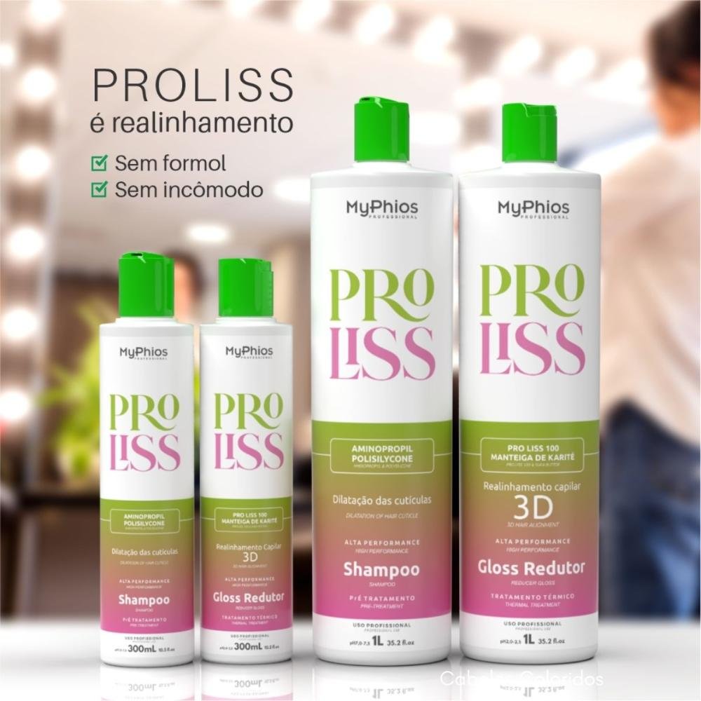 MyPhios Professional ProLiss Pré Tratamento Shampoo 1L 1L 6