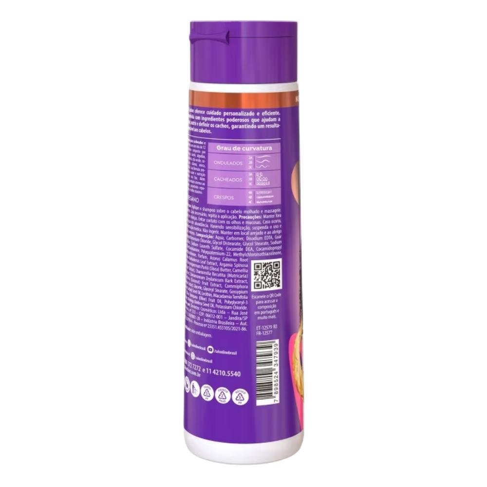 Salon Line S.O.S Cachos Super Óleos Kit 2 Shampoo 300ml ÚNICO 4
