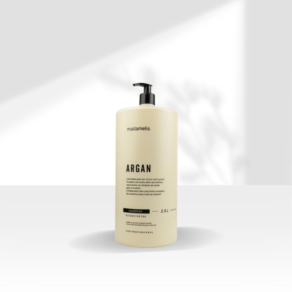Madamelis Argan Profissional Reconstrutor Shampoo 2.5 Litros 2,5L 3