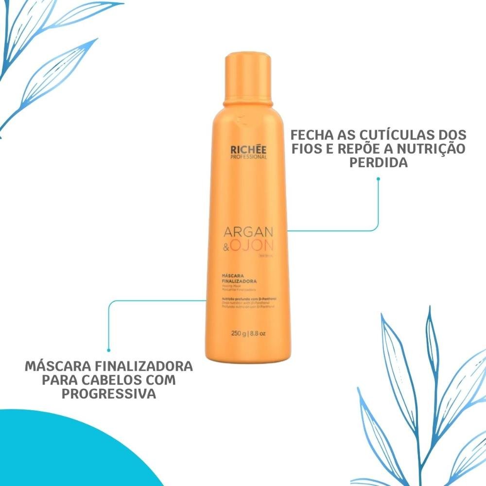 Richée Professional Argan e Ojon Finalizadora Máscara 250ml 250ml 2
