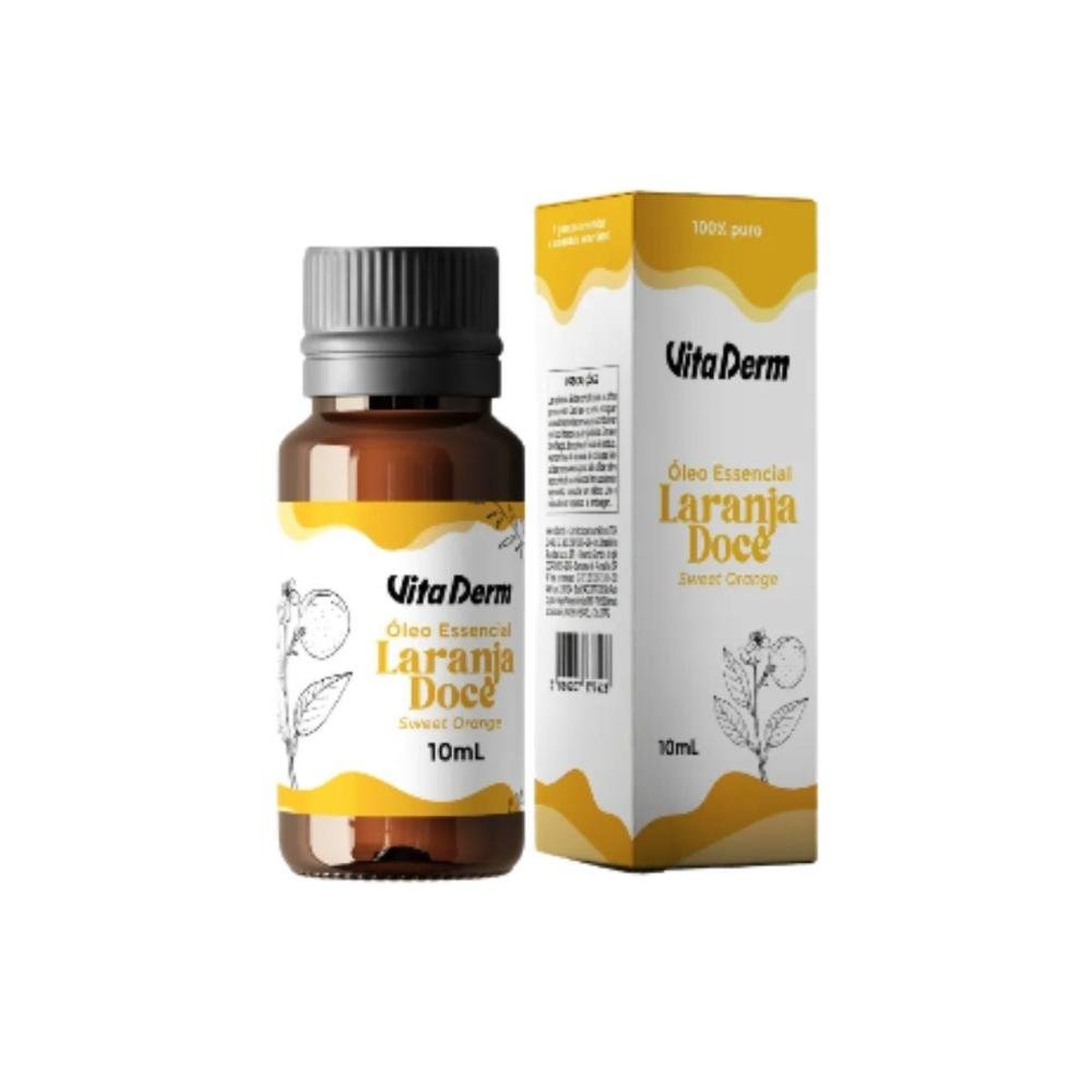 Vita Derm Laranja Doce 100% Puro Óleo Essencial 10ml 10ml 3