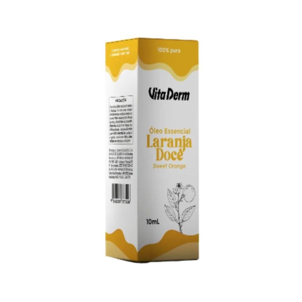 Vita Derm Laranja Doce 100% Puro Óleo Essencial 10ml 10ml 4