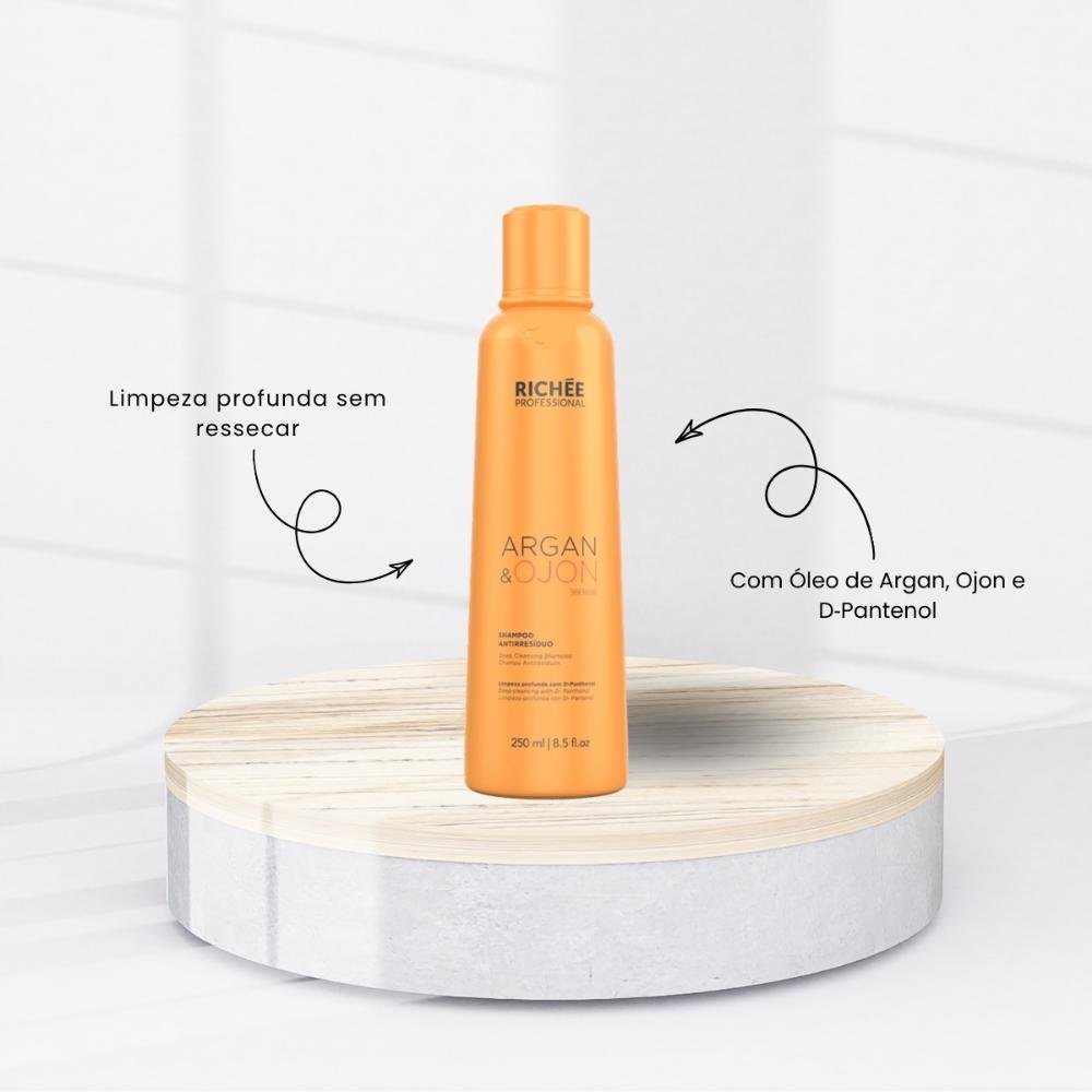 Richée Professional Argan e Ojon Kit 2 Shampoo 250ml ÚNICO 2