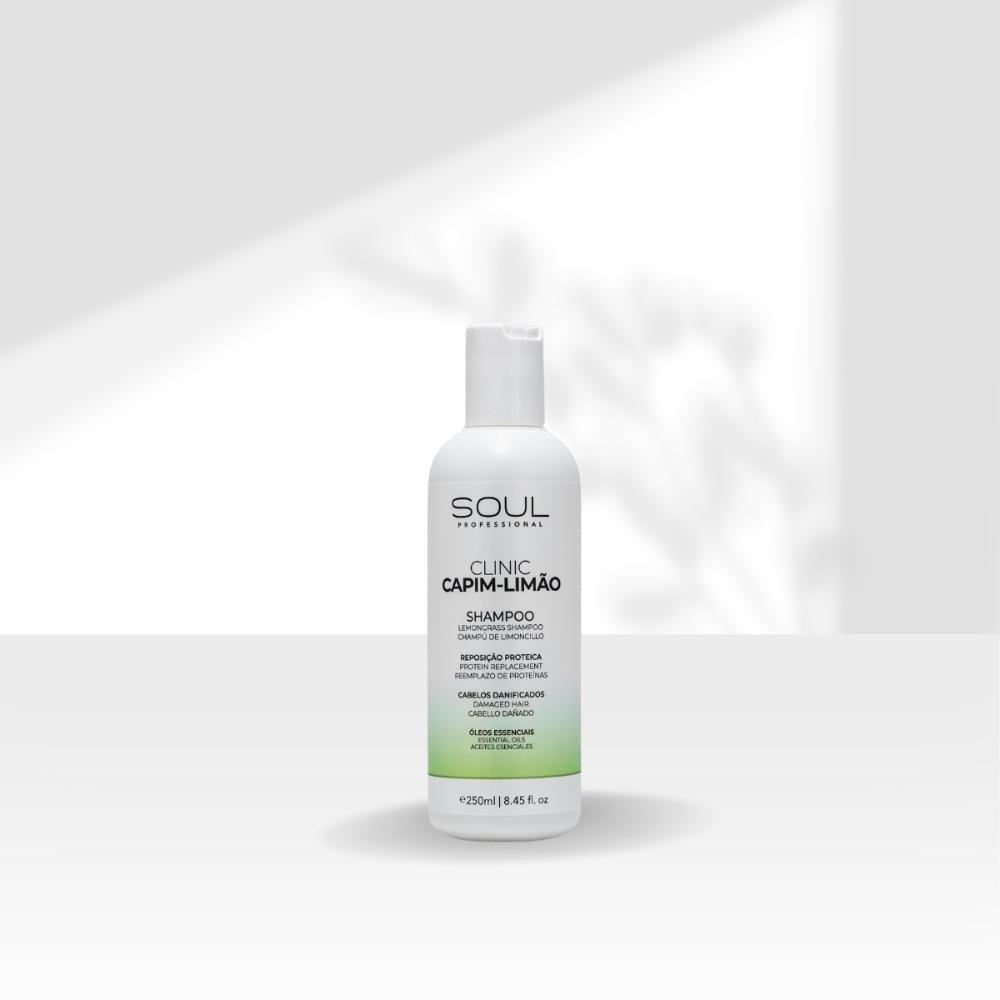 Shampoo Soul Clinic Oleos Essenciais Capim Limão 250 ml 1kg 3