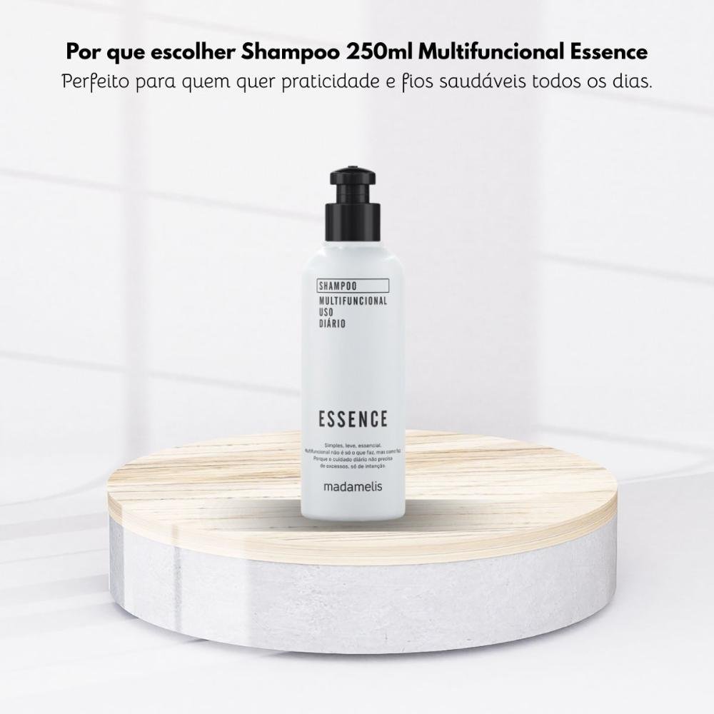 Madamelis Shampoo Essence Uso Diário Limpeza Suave e Brilho 250 ml 250ml 5