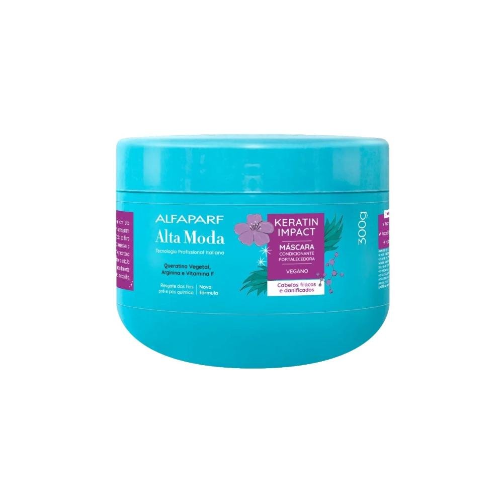 Máscara Alfaparf Alta Moda Keratin Impact Fortalecedora 300 ml