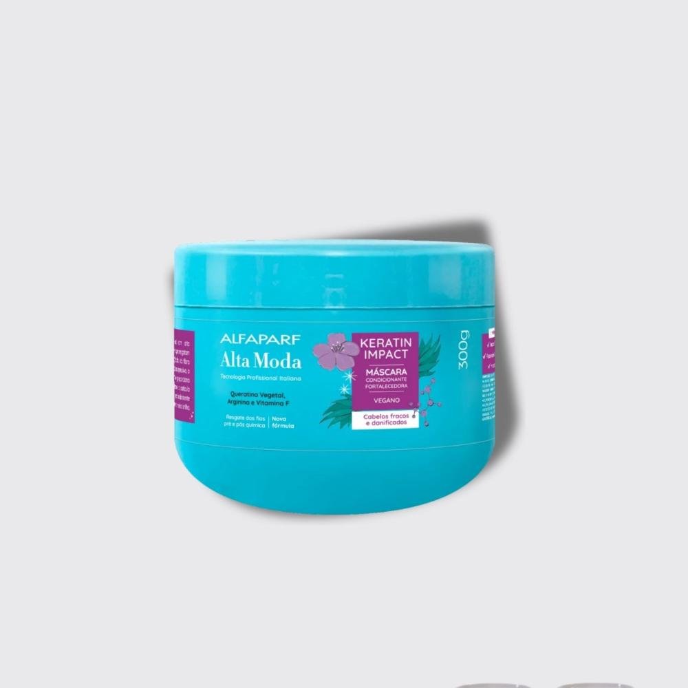 Máscara Alfaparf Alta Moda Keratin Impact Fortalecedora 300 ml 300ml 4
