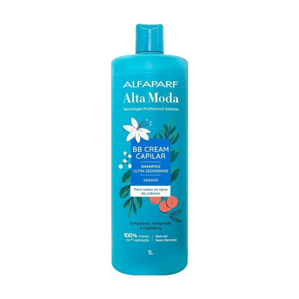 Shampoo Alfaparf Alta Moda BB Cream Multibenefícios Reparação Brilho 1 Litro