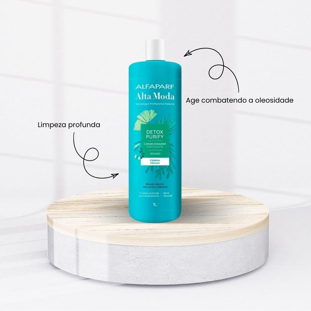 Alfaparf Alta Moda Detox Purify Bálsamo Condicionador 1L 1L 2
