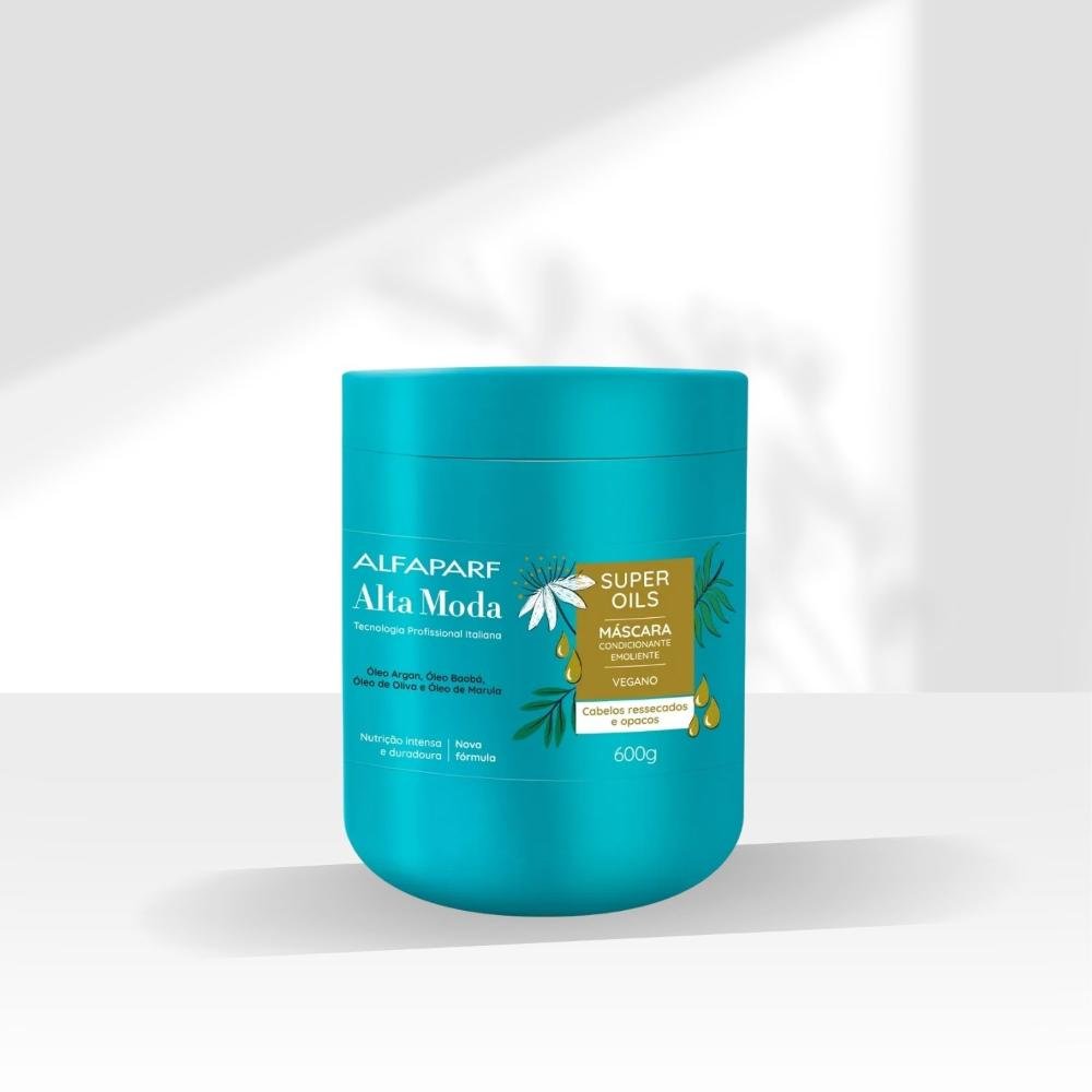 Máscara Alfaparf Alta Moda Super Oils Máscara de Nutrição e Brilho 600 g 600g 3