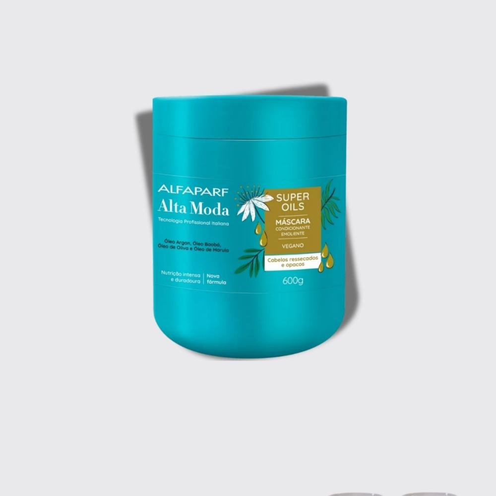 Máscara Alfaparf Alta Moda Super Oils Máscara de Nutrição e Brilho 600 g 600g 4