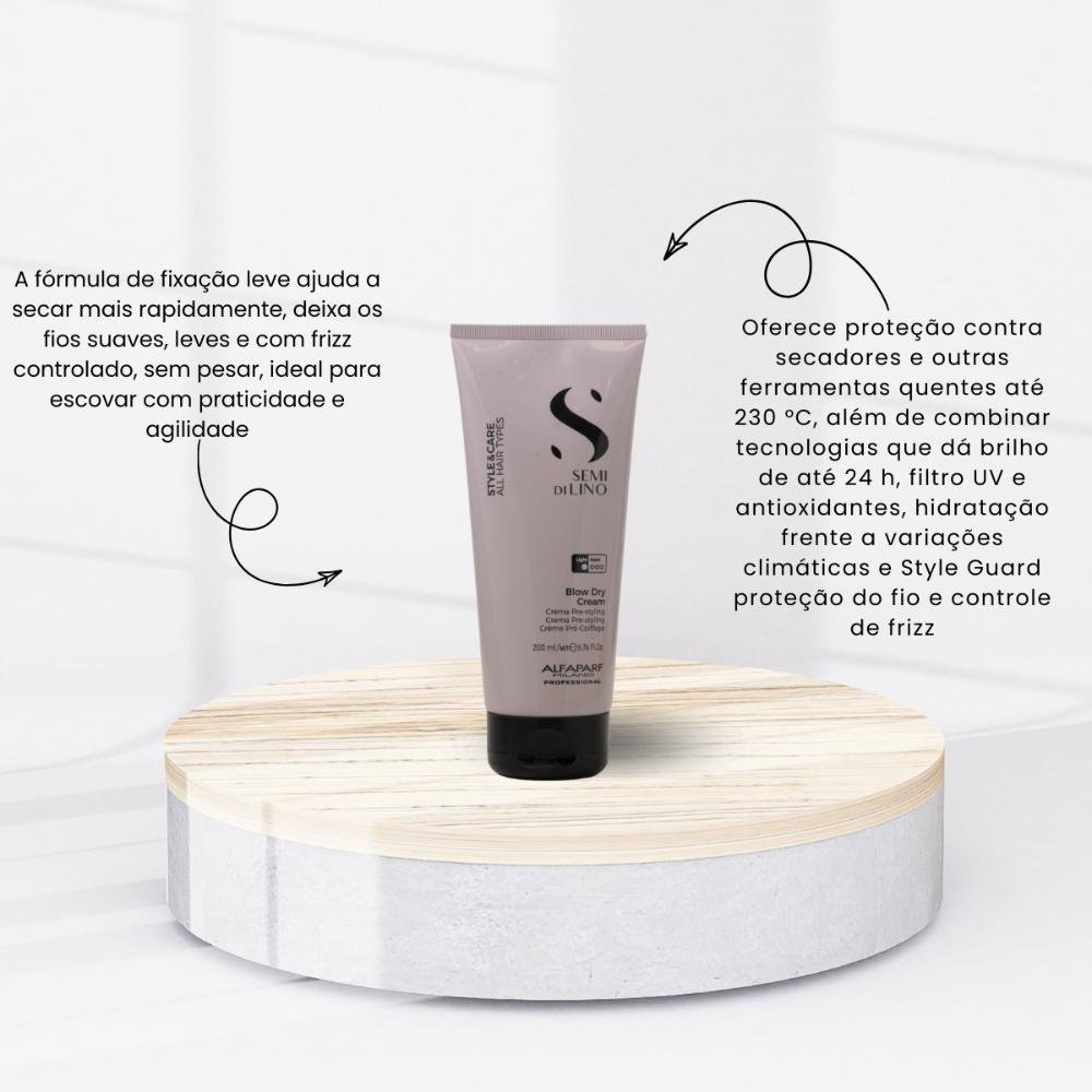 Alfaparf Semi Di Lino Style&Care Blow Dry Cream 200 ml 200ml 2
