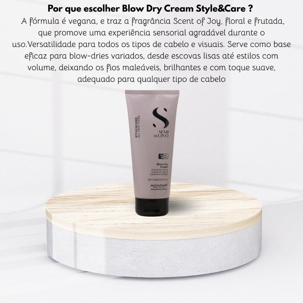 Alfaparf Semi Di Lino Style&Care Blow Dry Cream 200 ml 200ml 5