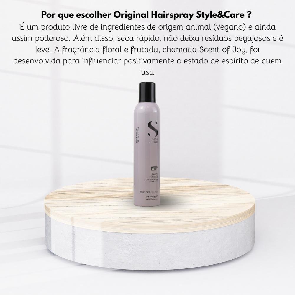 Alfaparf Semi Di Lino Style&Care Original Hairspray 300 ml 300ml 5