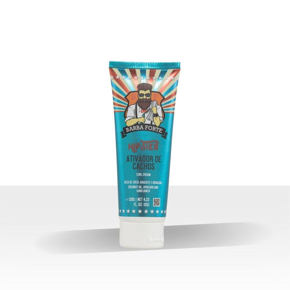 Barba Forte Hipster Ativador de Cachos Definição 120 g 120g 3